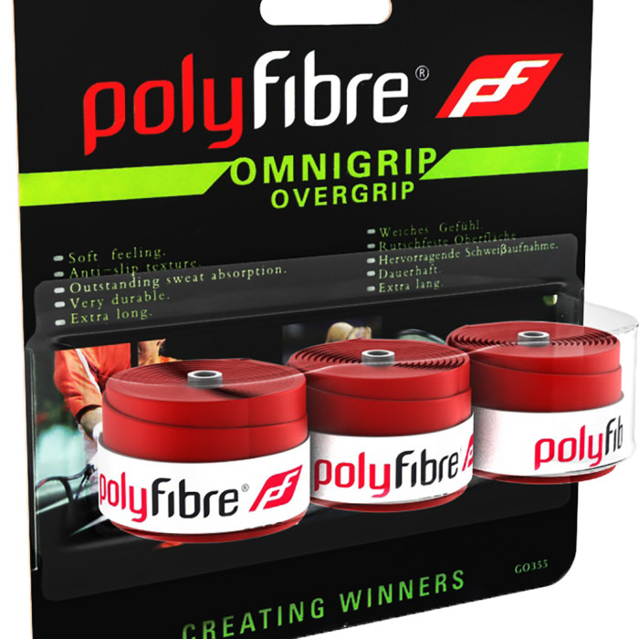 3 POLYFIBRE omni overgrips 3 POLYFIBRE omni overgrips