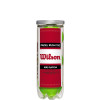 Tube of 3 WILSON rush 100 padel balls Tube of 3 WILSON rush 100 padel balls