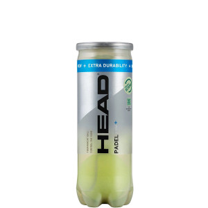 Tube of 3 balls HEAD padel pro + Tube of 3 balls HEAD padel pro +