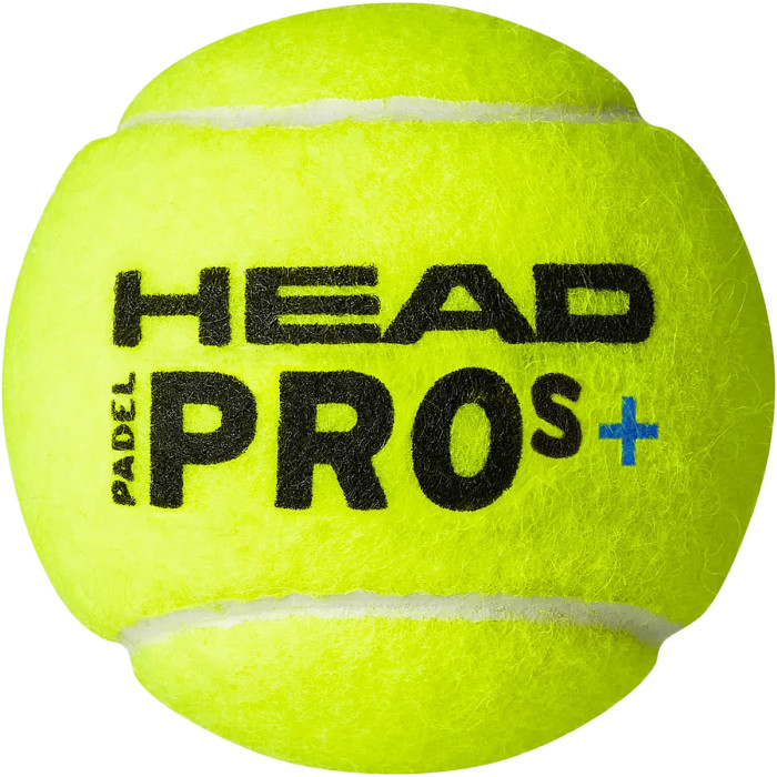 Tube of 3 balls HEAD padel pro s + Tube of 3 balls HEAD padel pro s +