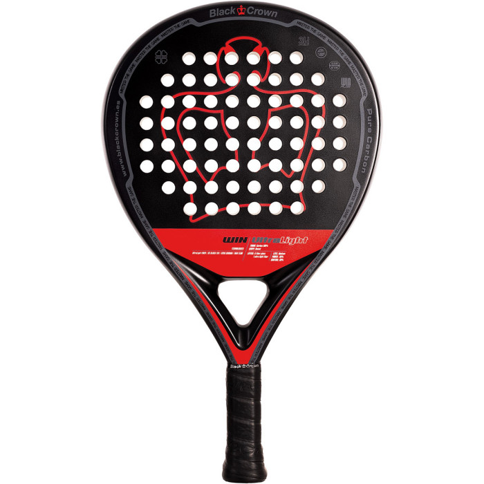 Black crown win ultra light test padel racket Black crown win ultra light test padel racket