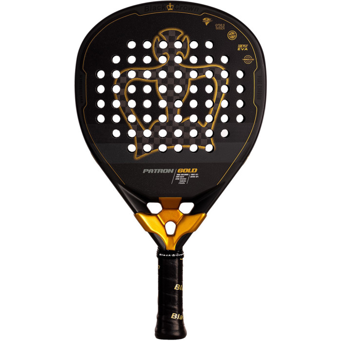 Black crown patron gold test padel racket Black crown patron gold test padel racket