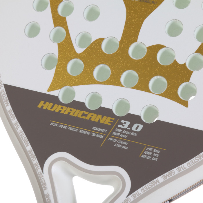 Black crown hurricane 3.0 test padel racket Black crown hurricane 3.0 test padel racket