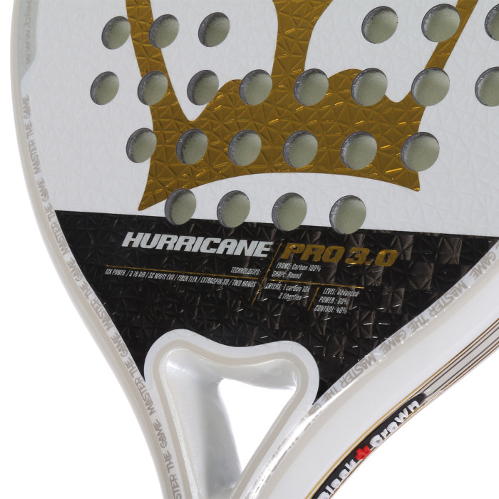 Black crown hurricane pro 3.0 test padel racket Black crown hurricane pro 3.0 test padel racket