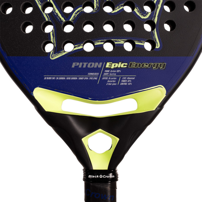 BLACK CROWN piton epic energy padel racket BLACK CROWN piton epic energy padel racket