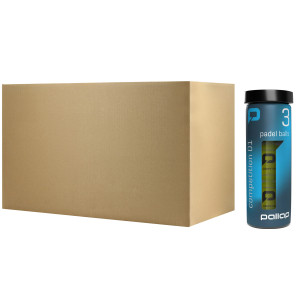 Box of 24 tubes of 3 PALLAP padel balls Box of 24 tubes of 3 PALLAP padel balls