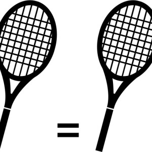 Matching 4 rackets Matching 4 rackets