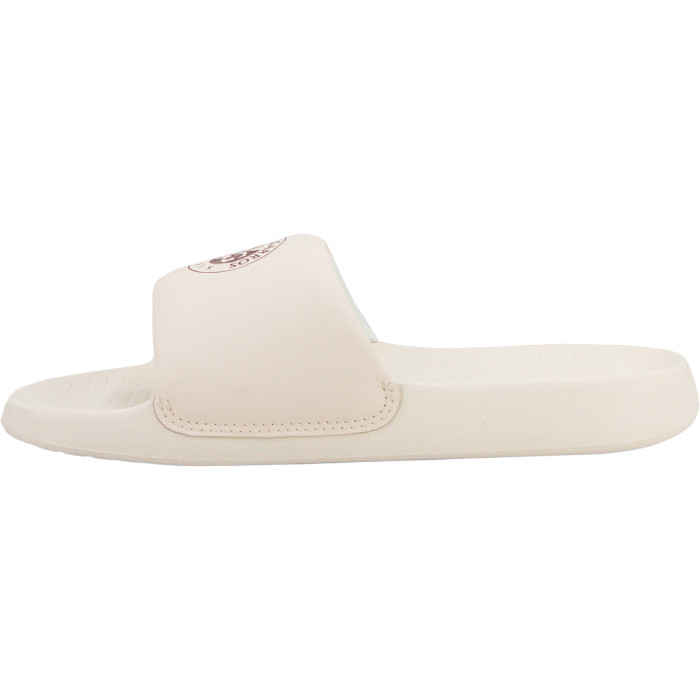 Claquette LACOSTE femme serve slide 1.0 roland garros Claquette LACOSTE femme serve slide 1.0 roland garros