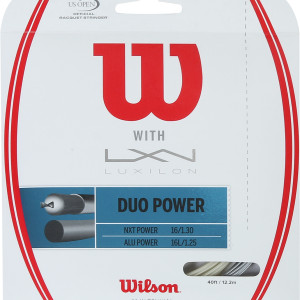 Cordage wilson duo power : LUXILON alu power & wilson nxt power 1.25 (12.20 metres) Cordage wilson duo power : LUXILON alu power & wilson nxt power 1.25 (12.20 metres)