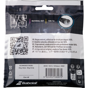 Cordage BABOLAT boyau naturel vs touch 150 years (12 metres) Cordage BABOLAT boyau naturel vs touch 150 years (12 metres)