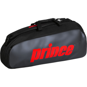 PRINCE tour 1 comp bk/pop rd tennis bag PRINCE tour 1 comp bk/pop rd tennis bag