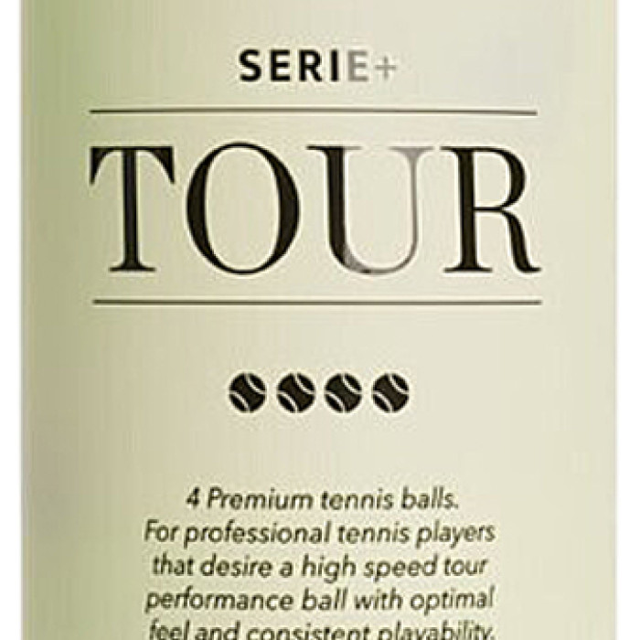 Tube of 4 TRETORN serie+ balls Tube of 4 TRETORN serie+ balls