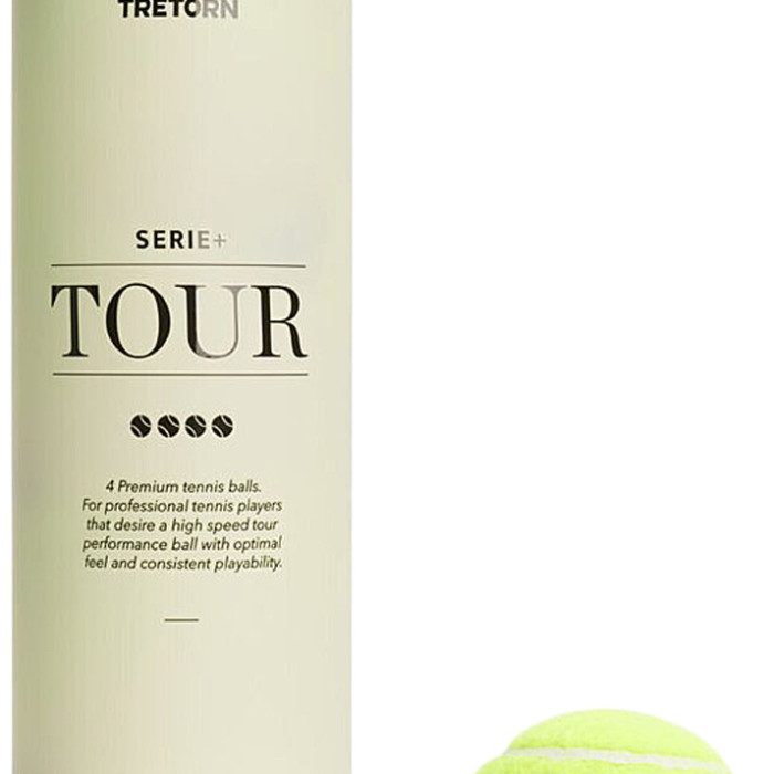 Tube of 4 TRETORN serie+ balls Tube of 4 TRETORN serie+ balls