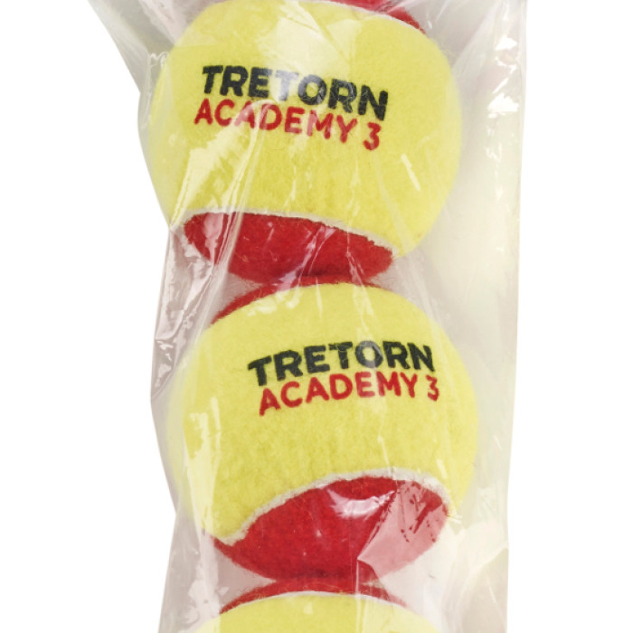 Pack of 3 TRETORN academy red balls Pack of 3 TRETORN academy red balls