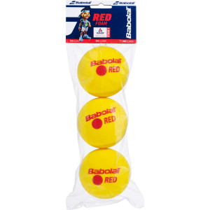 Bag of 3 BABOLAT red foam balls Bag of 3 BABOLAT red foam balls