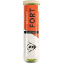 Tube of 4 DUNLOP fort clay court balls Tube of 4 DUNLOP fort clay court balls