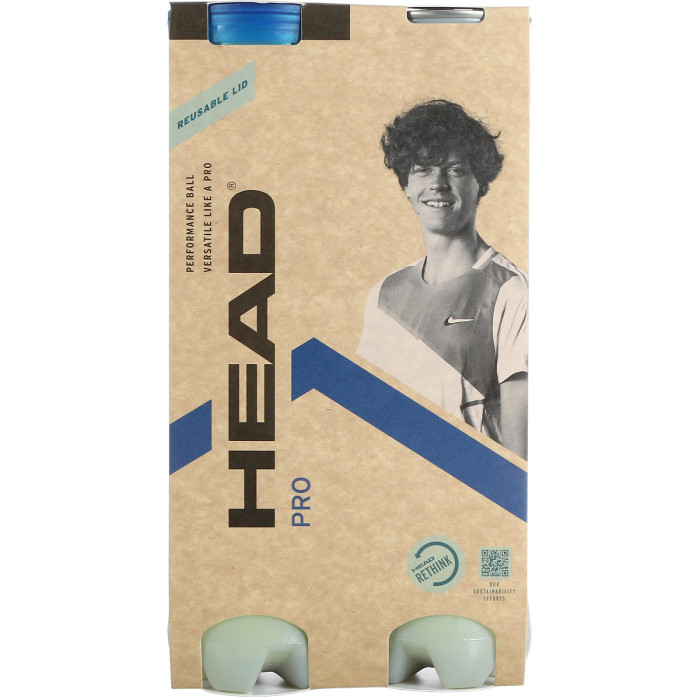 Bipack of 4 HEAD pro balls Bipack of 4 HEAD pro balls