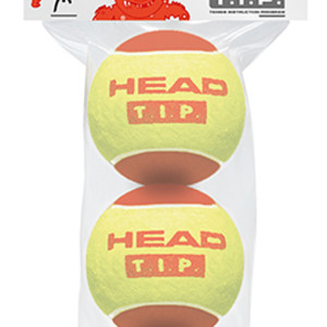 Bag of 3 red HEAD tip balls Bag of 3 red HEAD tip balls