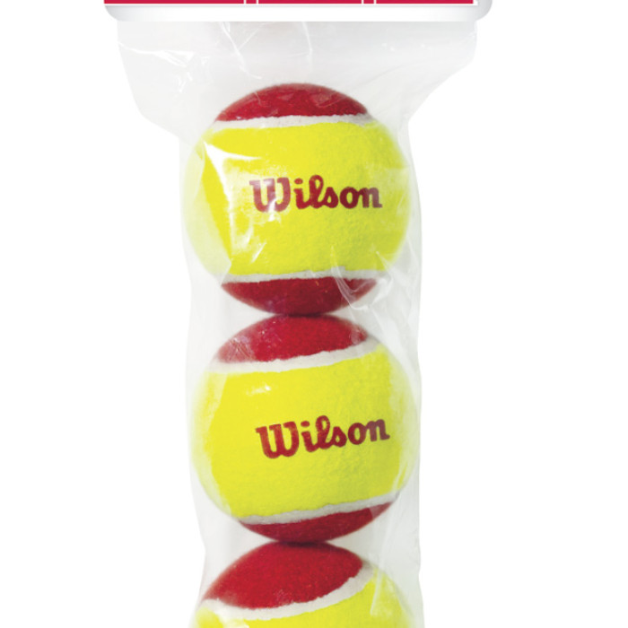 Bag of 3 WILSON starter red balls Bag of 3 WILSON starter red balls
