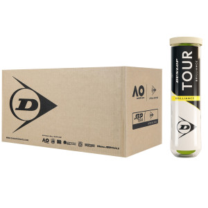 Box of 18 tubes of 4 balls DUNLOP tour brillance Box of 18 tubes of 4 balls DUNLOP tour brillance