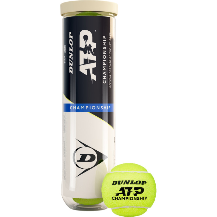 Tube of 4 DUNLOP atp championship balls Tube of 4 DUNLOP atp championship balls