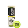 Tube of 3 DUNLOP tour brilliance balls Tube of 3 DUNLOP tour brilliance balls