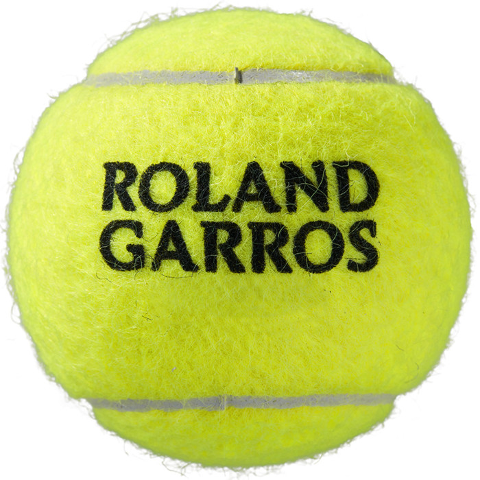 Tube of 4 WILSON roland garros clay court balls