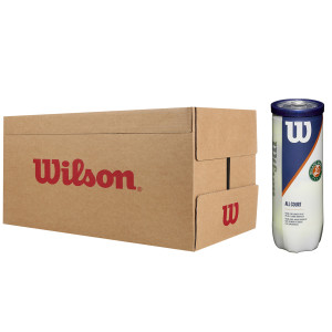 Box of 24 tubes of 3 WILSON roland garros all court balls