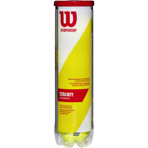 Tube of 4 WILSON championship balls Tube of 4 WILSON championship balls