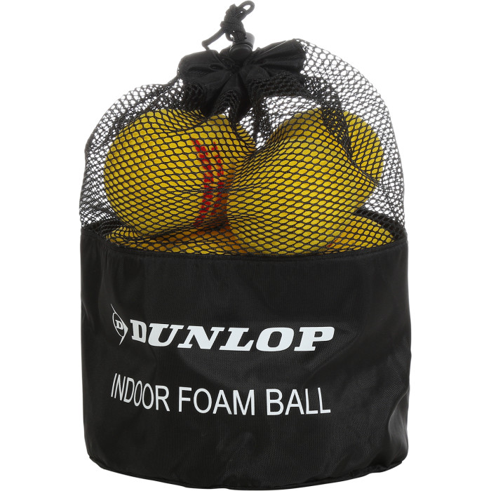 Pack of 12 DUNLOP indoor foam balls