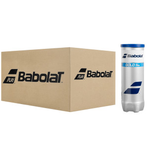 Box of 24 tubes of 3 BABOLAT gold all court balls Box of 24 tubes of 3 BABOLAT gold all court balls