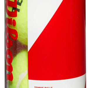 Tube of 4 WILSON team practice balls Tube of 4 WILSON team practice balls