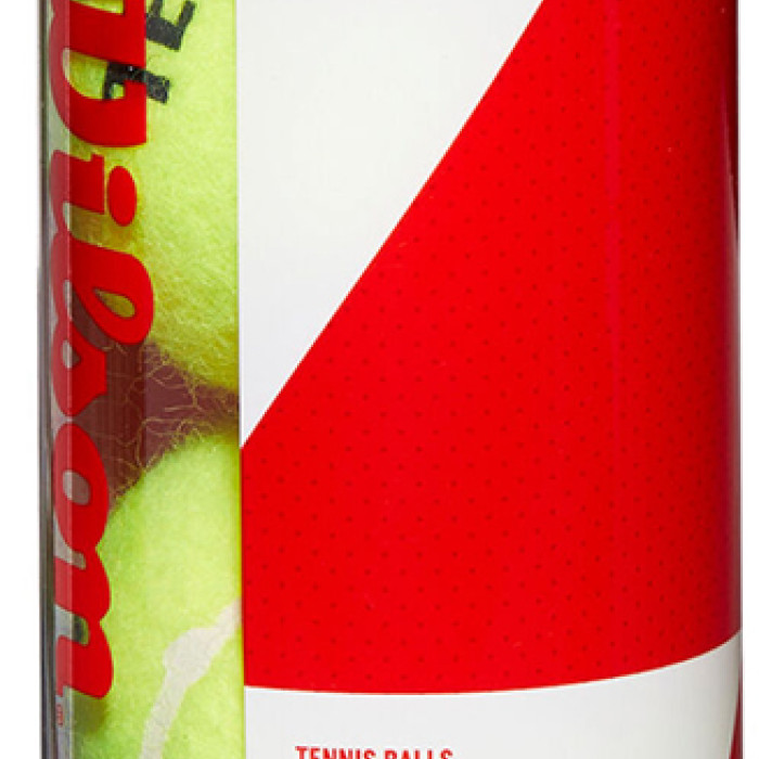Tube of 4 WILSON team practice balls Tube of 4 WILSON team practice balls