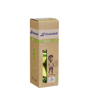 Tube of 3 BABOLAT green balls Tube of 3 BABOLAT green balls