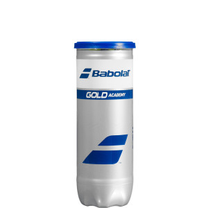 Tube of 3 BABOLAT gold academy balls Tube of 3 BABOLAT gold academy balls