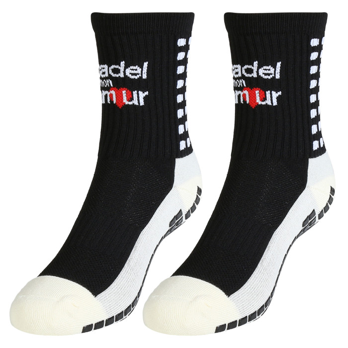 2 pairs of PADEL MON AMOUR anti-slip socks one size (mid) 2 pairs of PADEL MON AMOUR anti-slip socks one size (mid)
