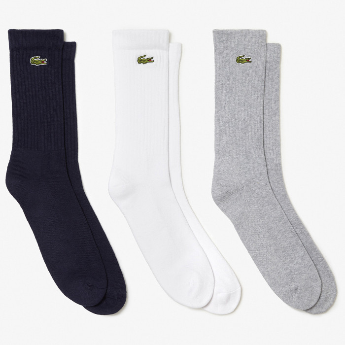 3 pairs of LACOSTE athlete socks (mid) 3 pairs of LACOSTE athlete socks (mid)