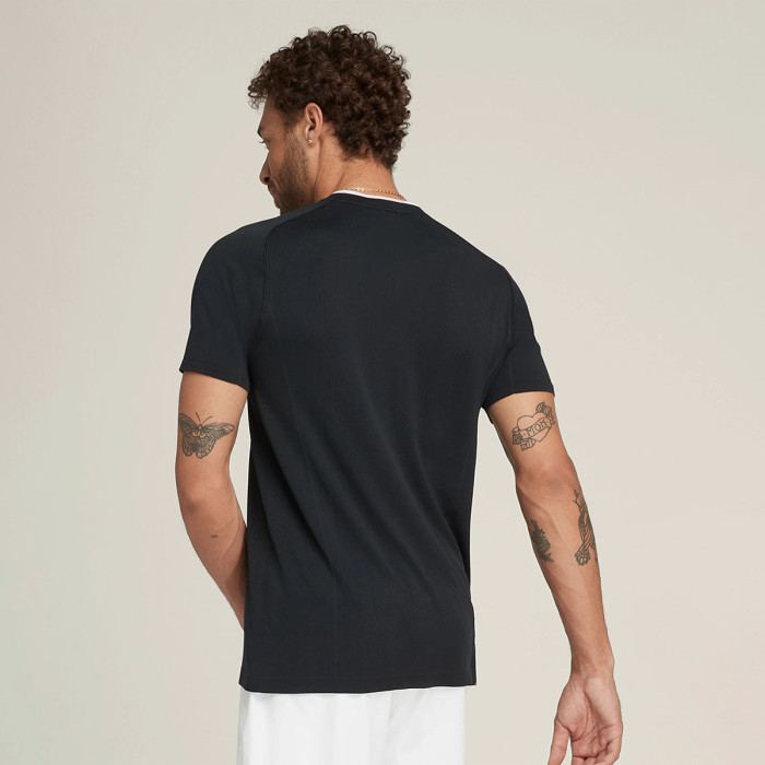 WILSON bela series seamless zip henley 2.0 t-shirt WILSON bela series seamless zip henley 2.0 t-shirt