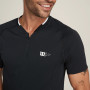 WILSON bela series seamless zip henley 2.0 t-shirt WILSON bela series seamless zip henley 2.0 t-shirt