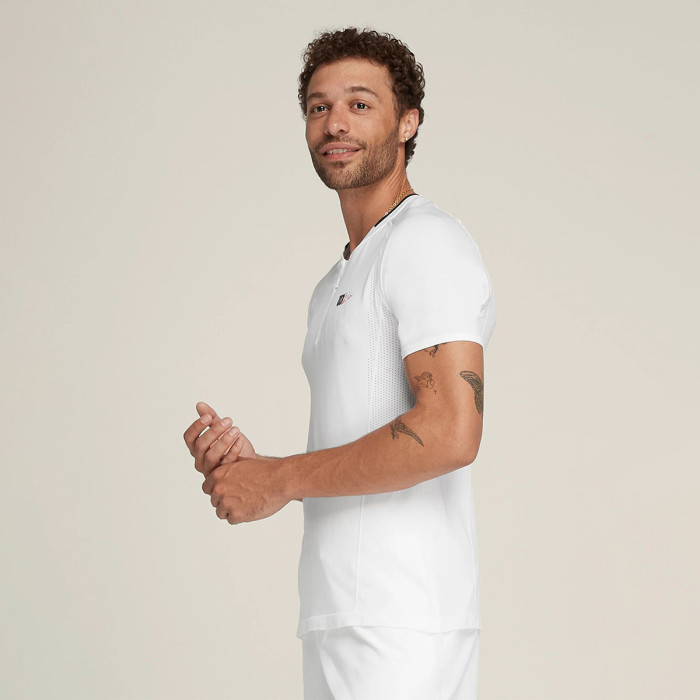 WILSON bela series seamless zip henley 2.0 t-shirt