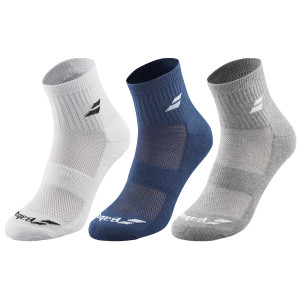 3 pairs of BABOLAT quarter socks