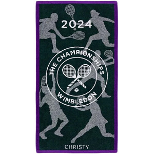 WIMBLEDON 2024 player towel 70*133 cm WIMBLEDON 2024 player towel 70*133 cm