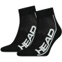 2 pairs of HEAD tennis stripe quarter socks