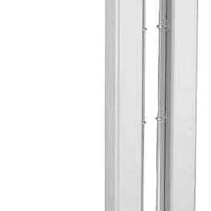 Pair of 80mm square tube aluminum posts with sleeves Pair of 80mm square tube aluminum posts with sleeves