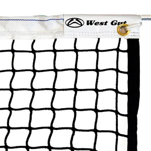Pphr braided tennis net 3mm knotless double mesh edging Pphr braided tennis net 3mm knotless double mesh edging