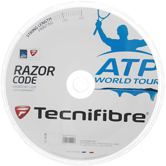 TECNIFIBRE razor code spool (200 metres) TECNIFIBRE razor code spool (200 metres)