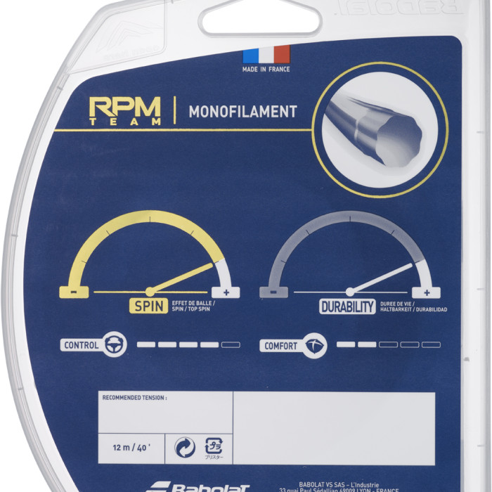 BABOLAT rpm team string (12 metres) BABOLAT rpm team string (12 metres)