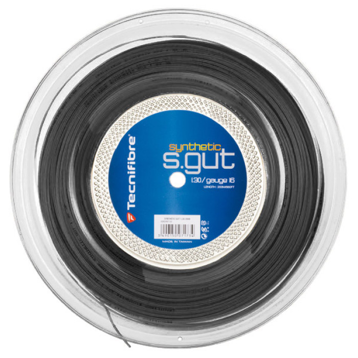 Bobine TECNIFIBRE synthetic gut noir (200 metres) Bobine TECNIFIBRE synthetic gut noir (200 metres)