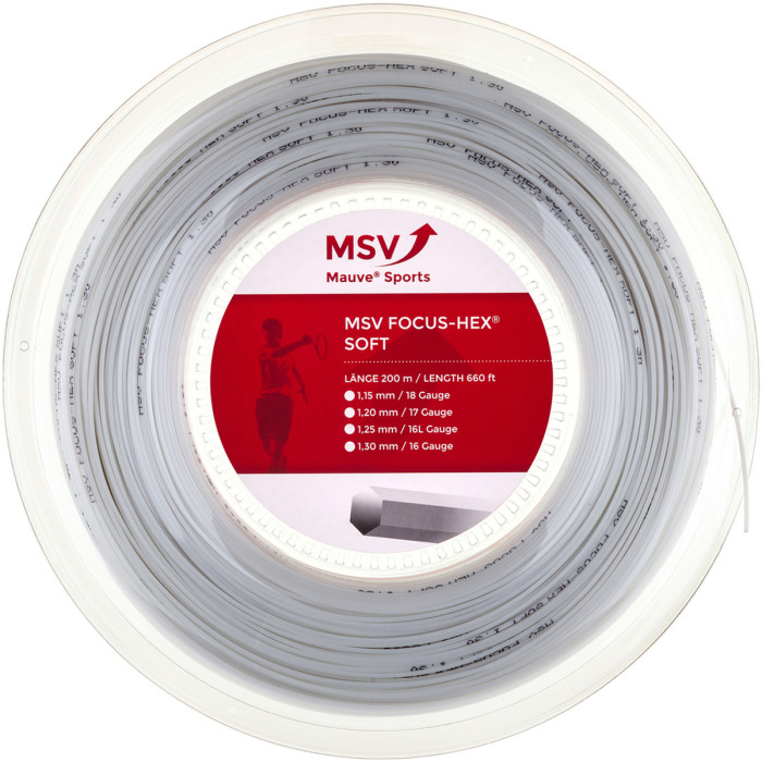 MSV focus-hex soft reel (200 metres)
