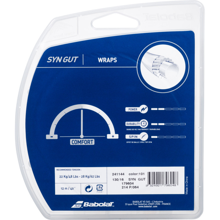 BABOLAT synthetic gut string (12 metres) BABOLAT synthetic gut string (12 metres)